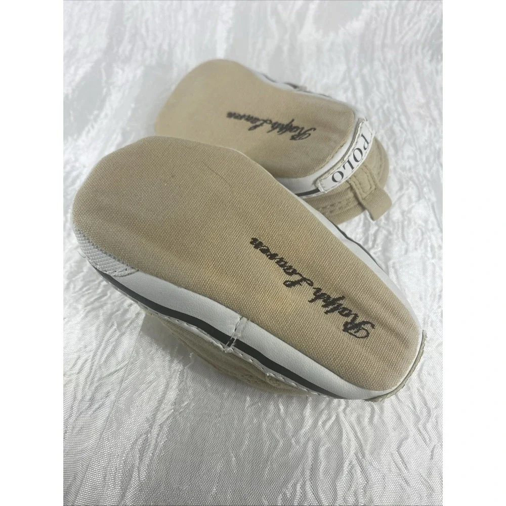 Ralph Lauren Polo Baby slip on shoe in color tan size 3